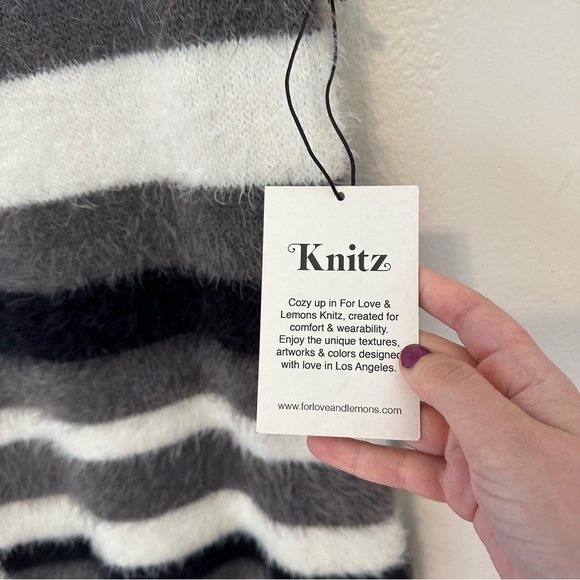 Nwt Fl&l knits striped sweater dress - Picture 2 of 7